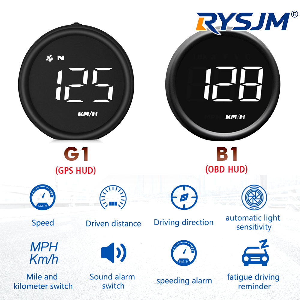 Anemometer Wind Speed - شاشة عرض أمامية رقمية للسيارة G1