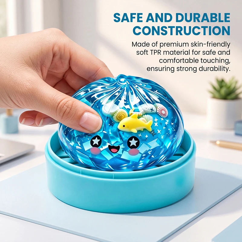 Crystal Growing Kit - لعبة ضغط على شكل قطعة خبز