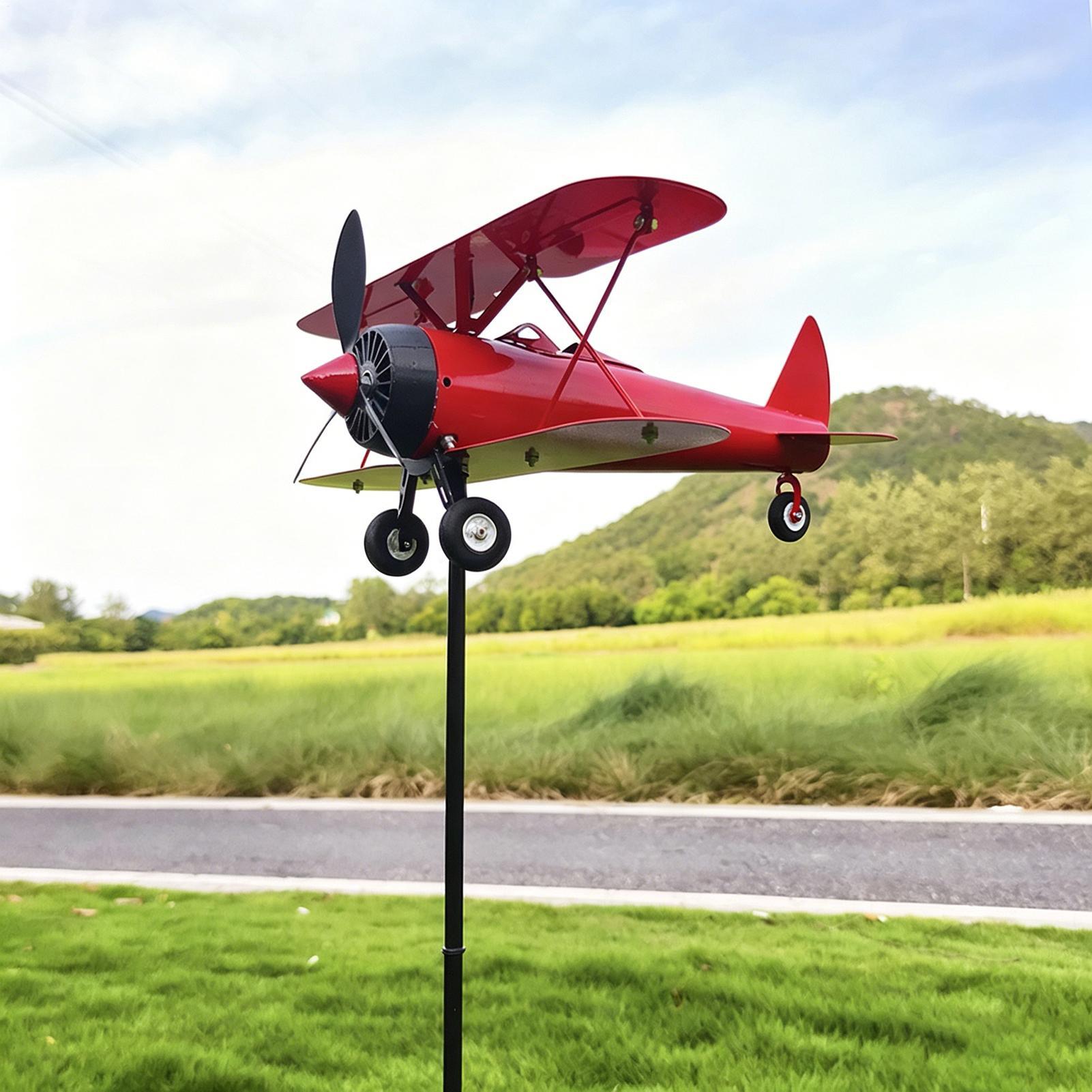 Anemometer Wind Speed - مقياس الرياح المعدني على شكل طائرة،