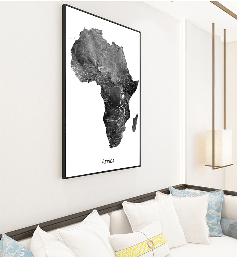 خريطة أفريقيا الملصقات والمطبو - مراجعة Star Map Poster وسعره