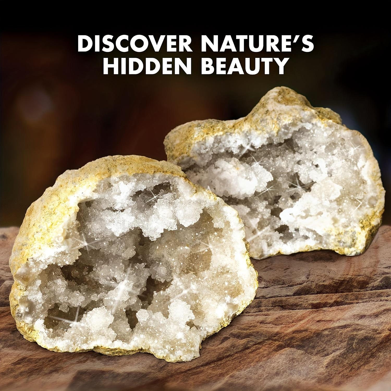 قطعة واحدة/3/4/5/6 قطع (1.2-2  - مراجعة Geode Crystal Break وسعره