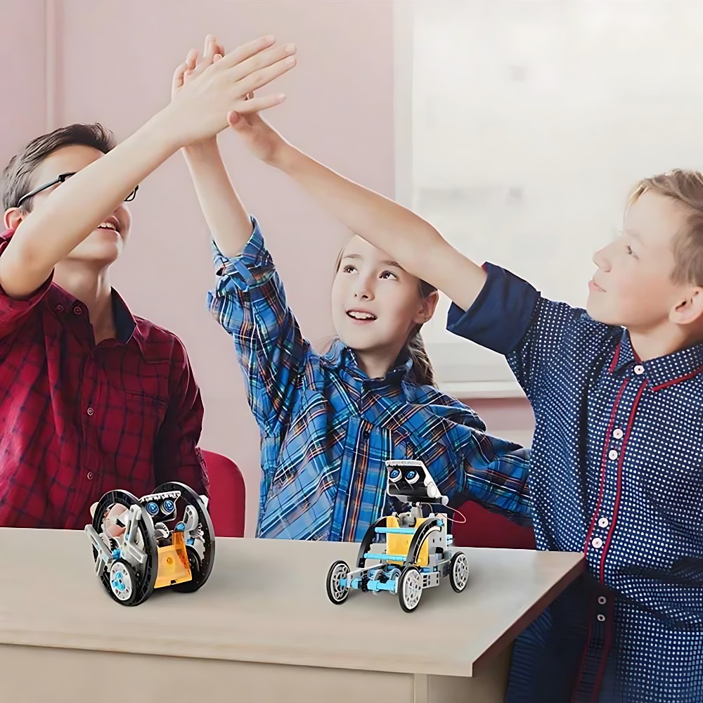 مجموعة مكعبات بناء روبوت شمسي  - مراجعة Science Robotics وسعره