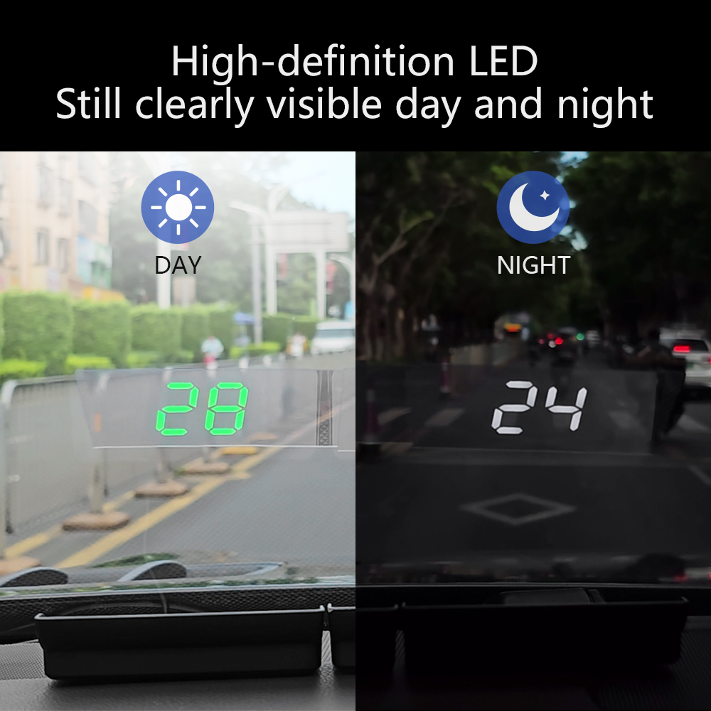 W1 سيارة HUD رئيس يصل عرض الزج - مراجعة Anemometer Wind Speed وسعره