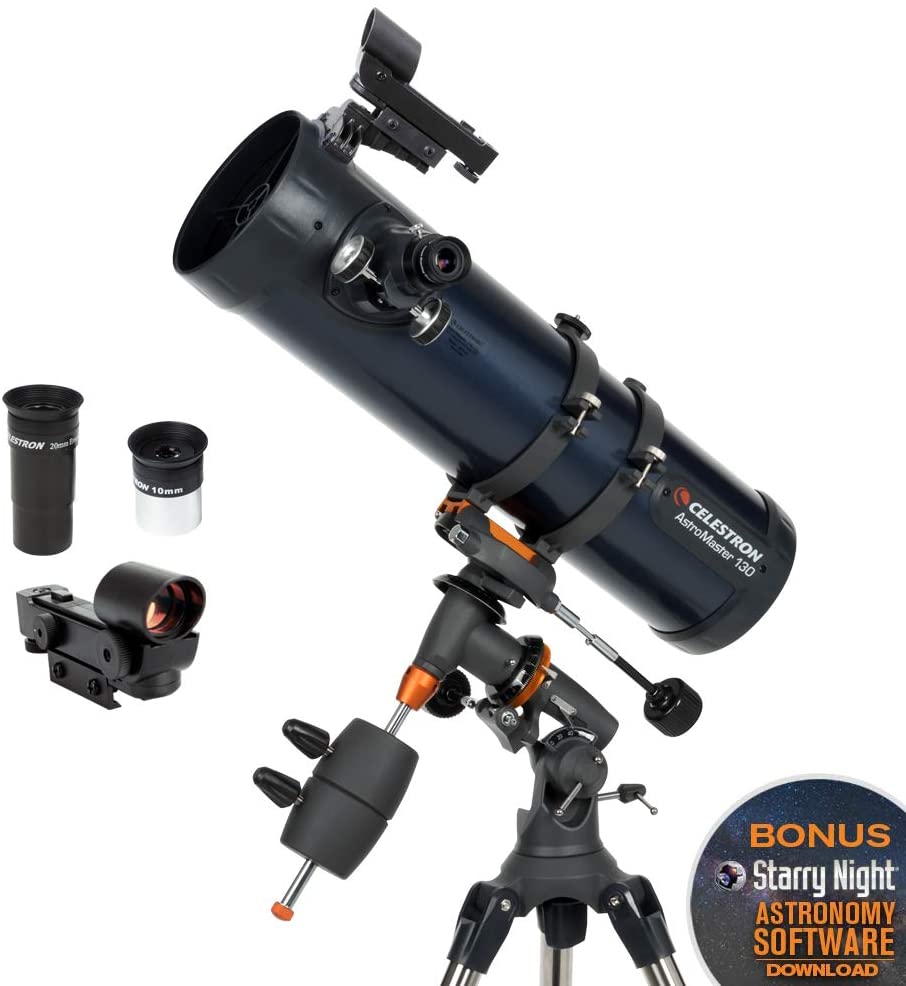 تلسكوب سيليسترون أسترو ماستر 1 - مراجعة Telescope Reflector 130 وسعره