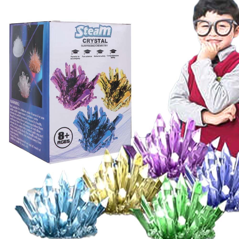 مجموعة تجارب علمية لنمو الكريس - مراجعة Crystal Growing Kit وسعره