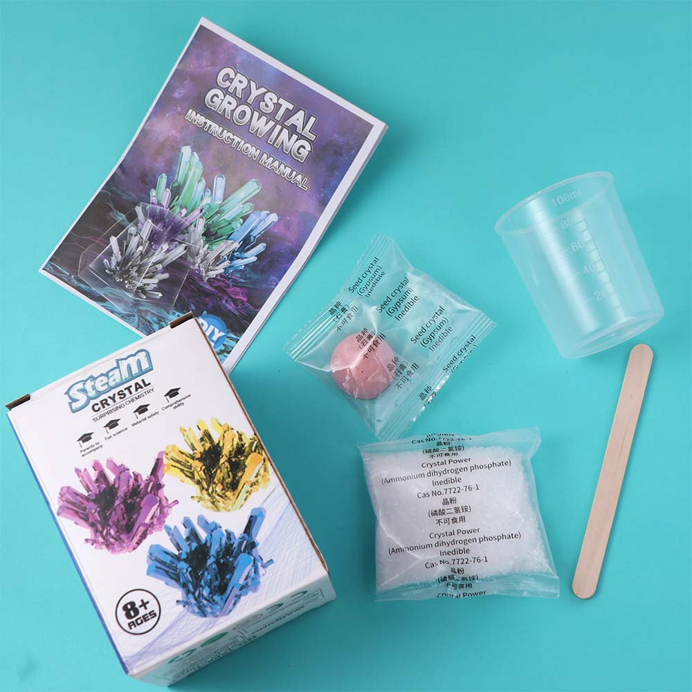 مجموعة تجارب علمية لنمو الكريس - مراجعة Crystal Growing Kit وسعره