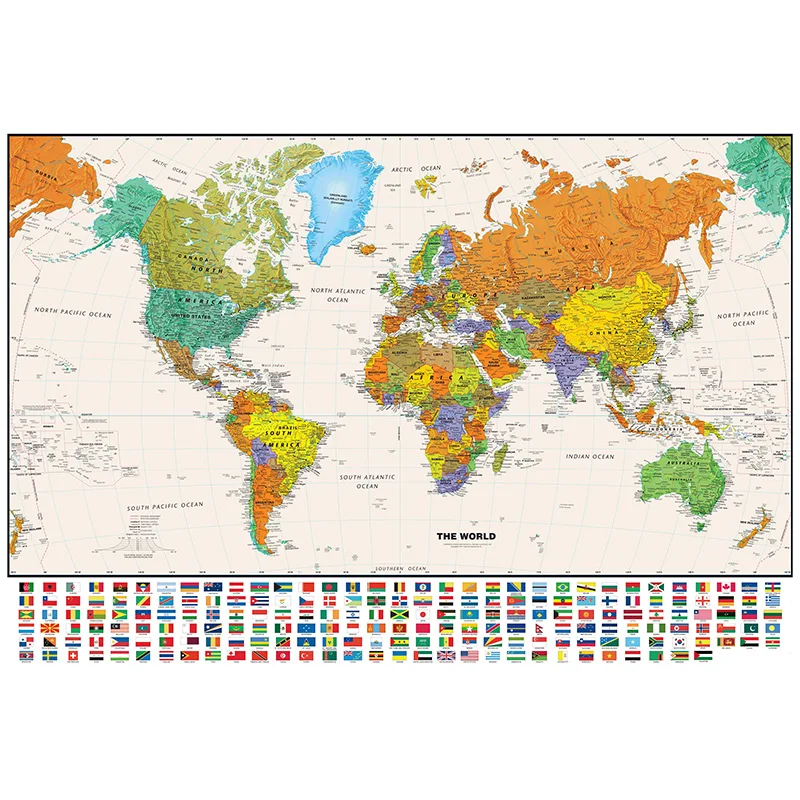 100*70 سنتيمتر خريطة العالم ال - مراجعة Star Map Poster وسعره
