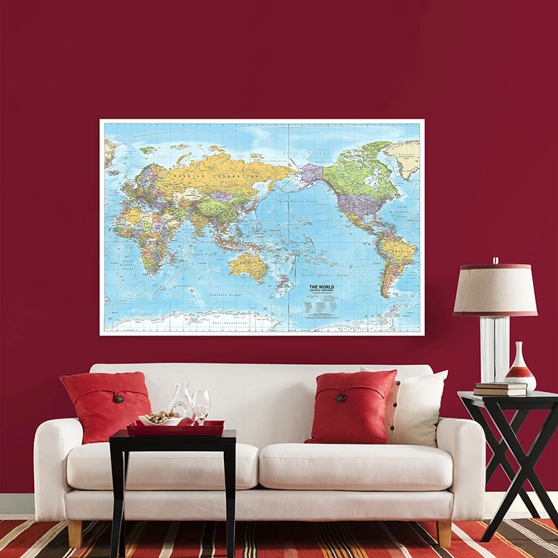 خريطة العالم 2012 نسيج كبير مل - مراجعة Star Map Poster وسعره