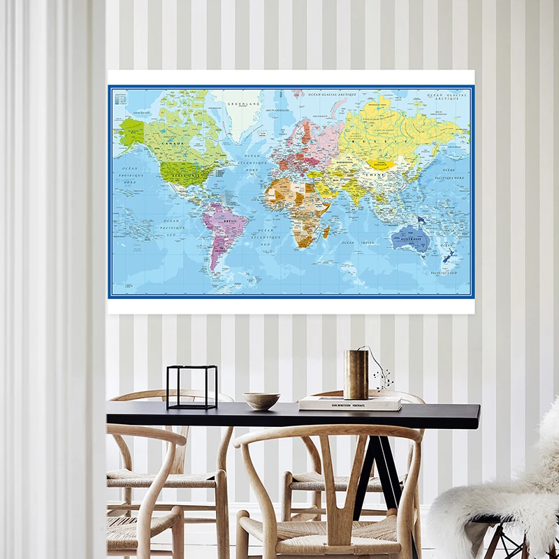 ملصق حائط لخريطة العالم من Car - مراجعة Star Map Poster وسعره