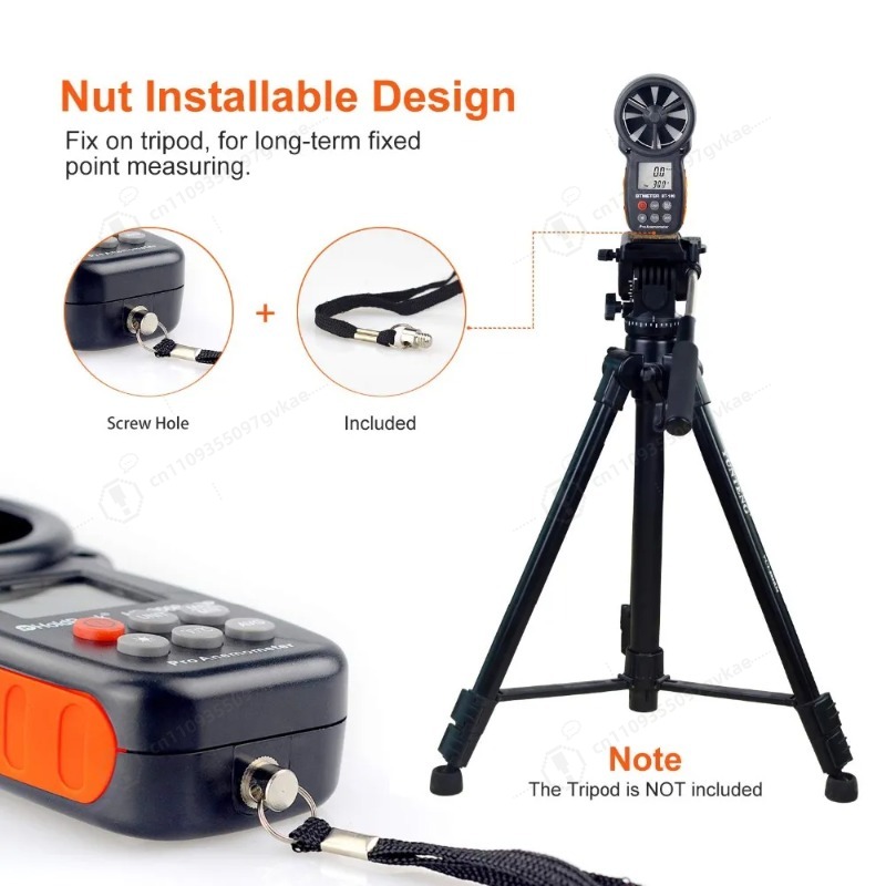 جهاز قياس سرعة الرياح الرقمي B - مراجعة Anemometer Wind Speed وسعره