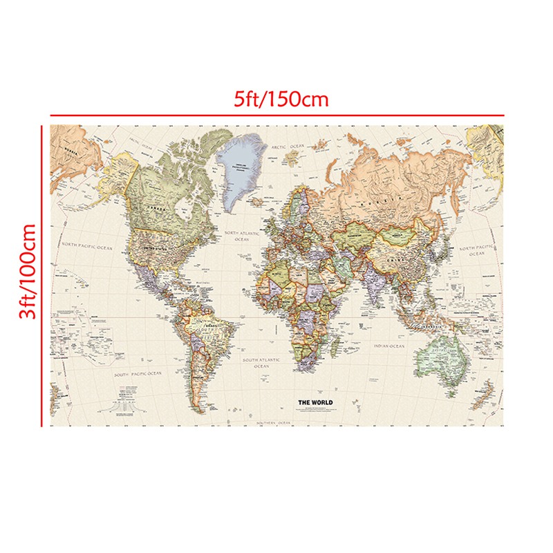 خمر معلقة المشارك خريطة العالم - مراجعة Star Map Poster وسعره